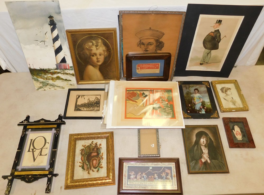 Lot Framed Prints & Unframed Artwork (1 of 5)