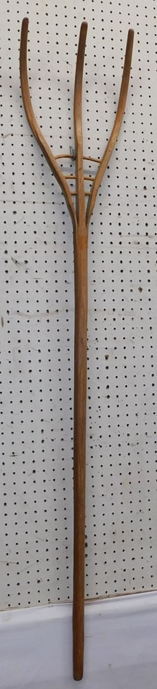 Primitive Walnut Hay Fork (1 of 2)