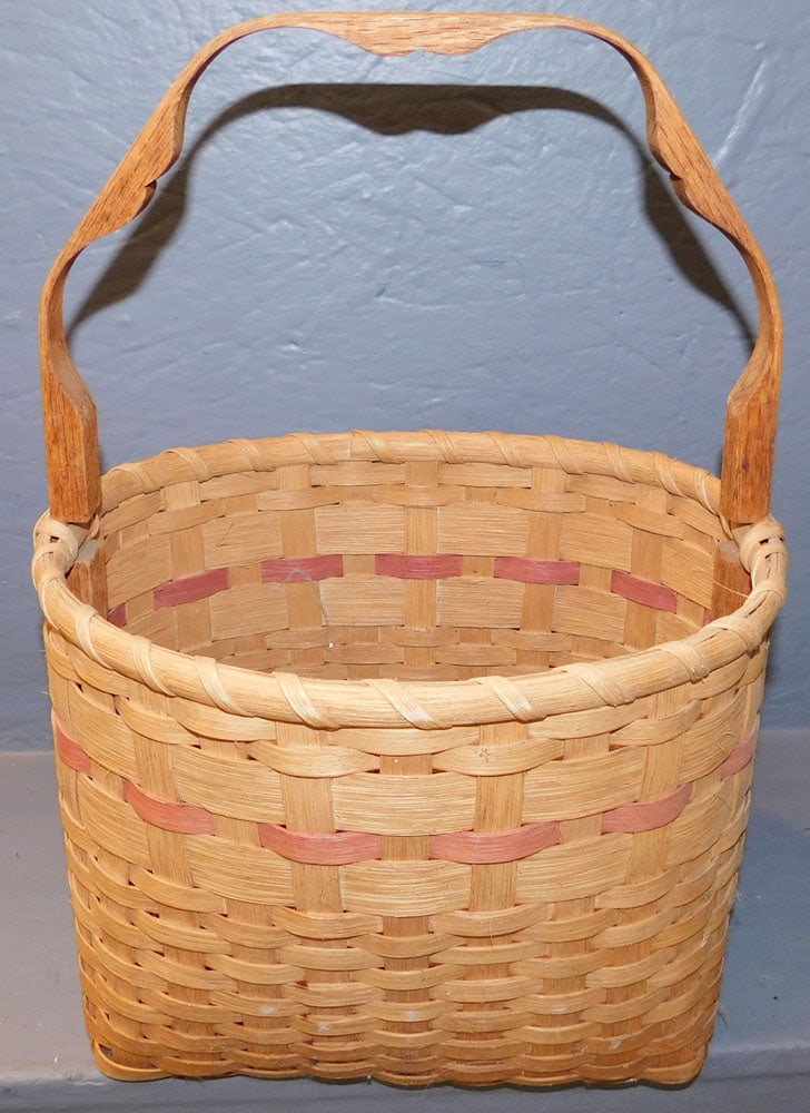Split Oak Basket (1 of 3)