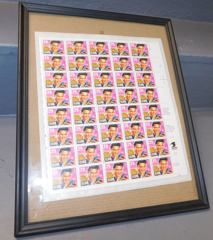 Framed Elvis Stamps (1 of 4)
