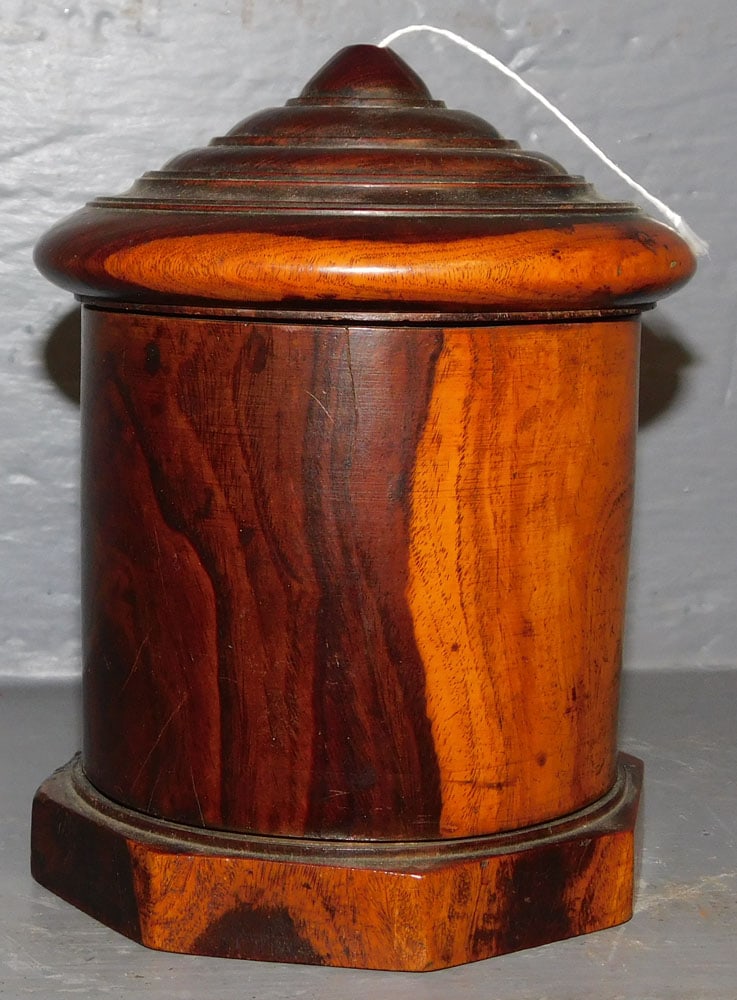 Burl Wood Carved String Holder (1 of 4)