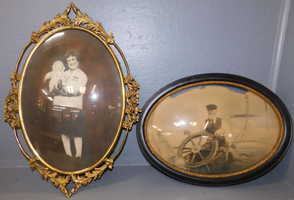 Two Ancestorial Bubble Framed Photos: Two Ancestorial Bubble Framed Photos. 18" x 25" ALL DESCRIPTIONS AND ANY CONDITION STATEMENT GIVEN BY LANGSTON AUCTION GALLERY ARE STRICTLY OPINIONS AND LANGSTON'S SHALL HAVE NO RESPONSIBILITY FOR ERR