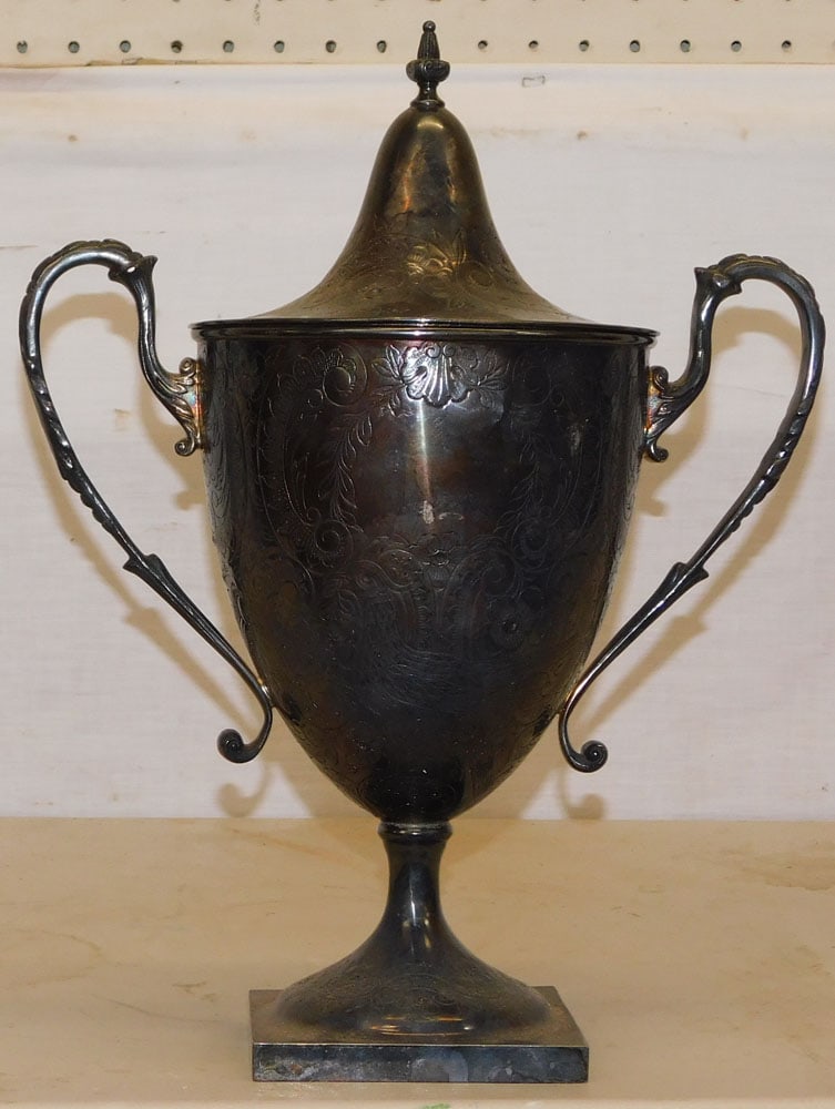 Silver Plate Trophy Urn (1 of 4)