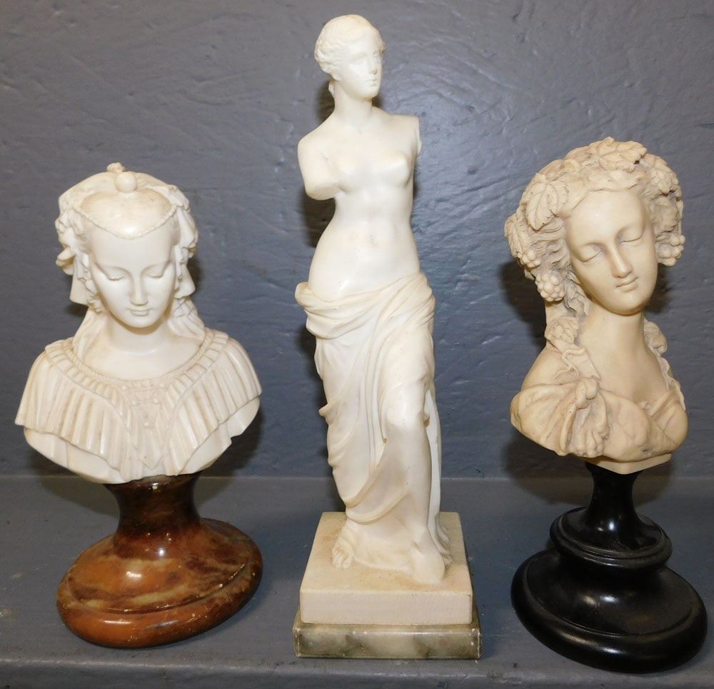 Two Resin Bust & Statue (1 of 2)
