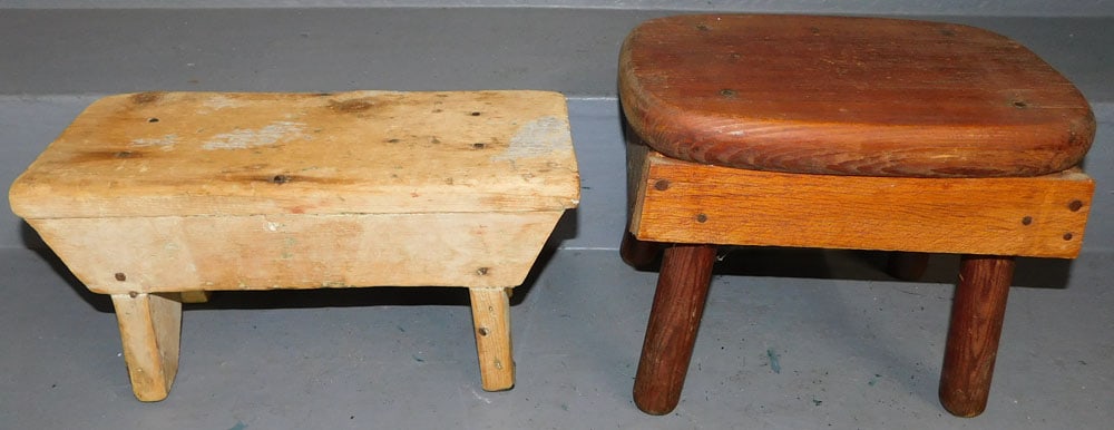 Two Pine Stools (1 of 2)