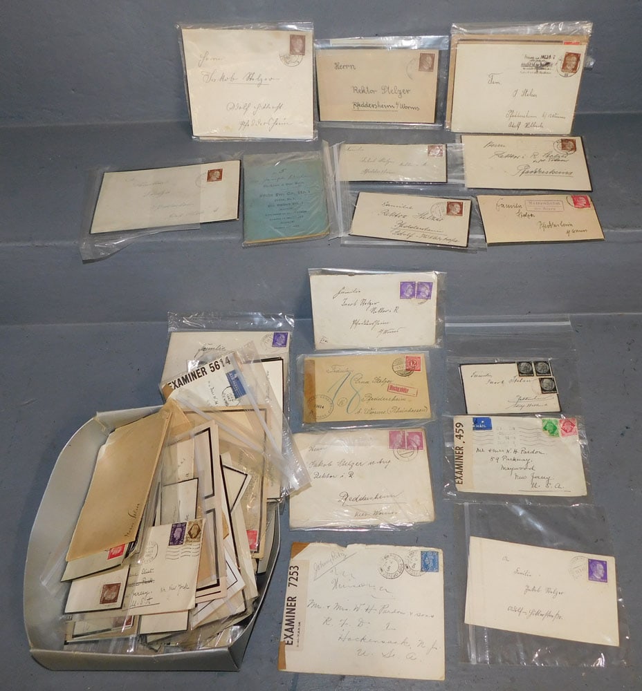 Lot of Vintage German Stamped Envelopes, Postcards, & Letters (1 of 4)