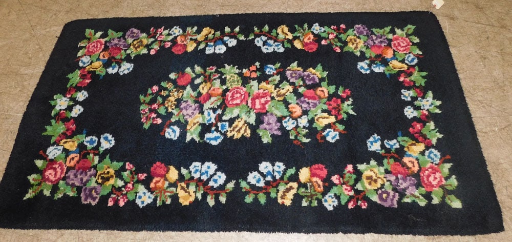 3' 5" x 6' 3" Handmade Needlepoint Rug (1 of 4)