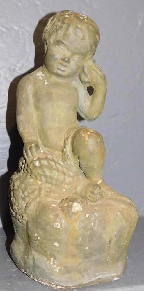 Cast Concrete Yard Statue (1 of 3)