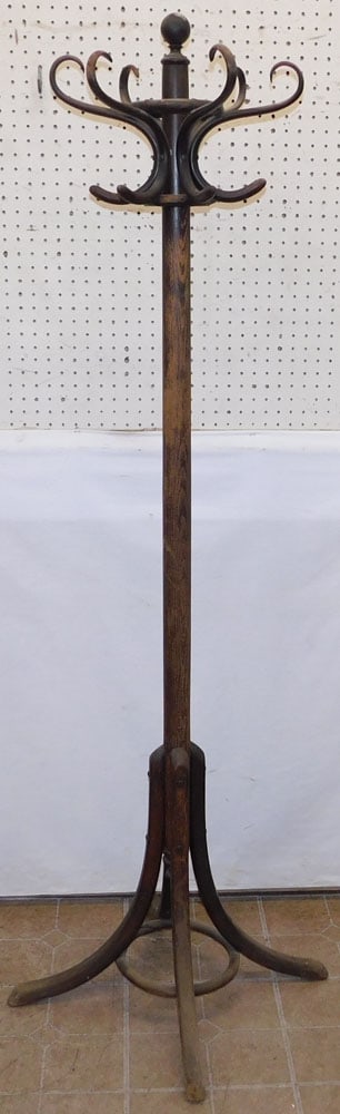 Antique Oak Hat Stand (1 of 3)