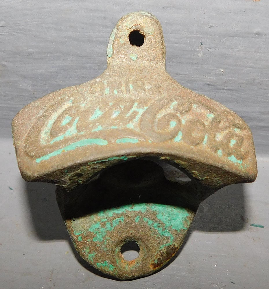 Antique Cast Iron Coca Cola Bottle Opener (1 of 2)