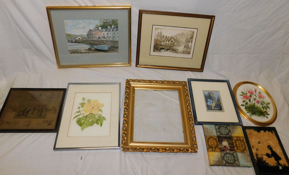 Lot Picture Frames & Framed Prints (1 of 5)