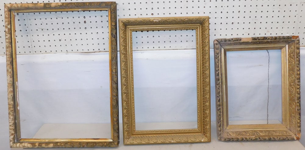 Three Antique Gilt Frames (1 of 5)