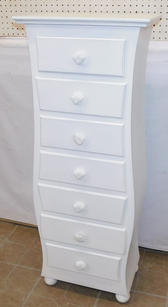 Painted Seven Drawer Lingerie Chest (1 of 3)