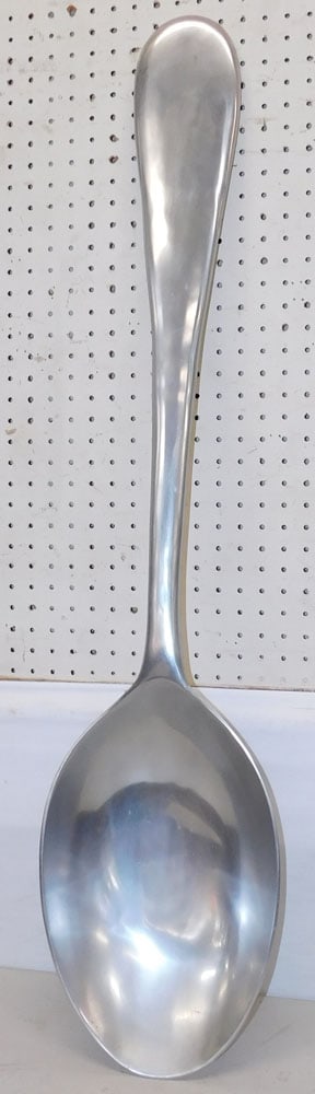 Large Cast Aluminum Decorative Spoon (1 of 2)