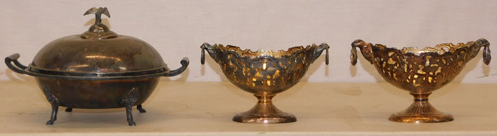 Three Silver Plate Items (1 of 8)