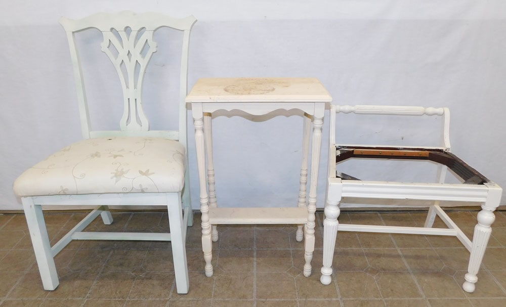 Painted Side Chair - Stand - Bench Frame (1 of 3)