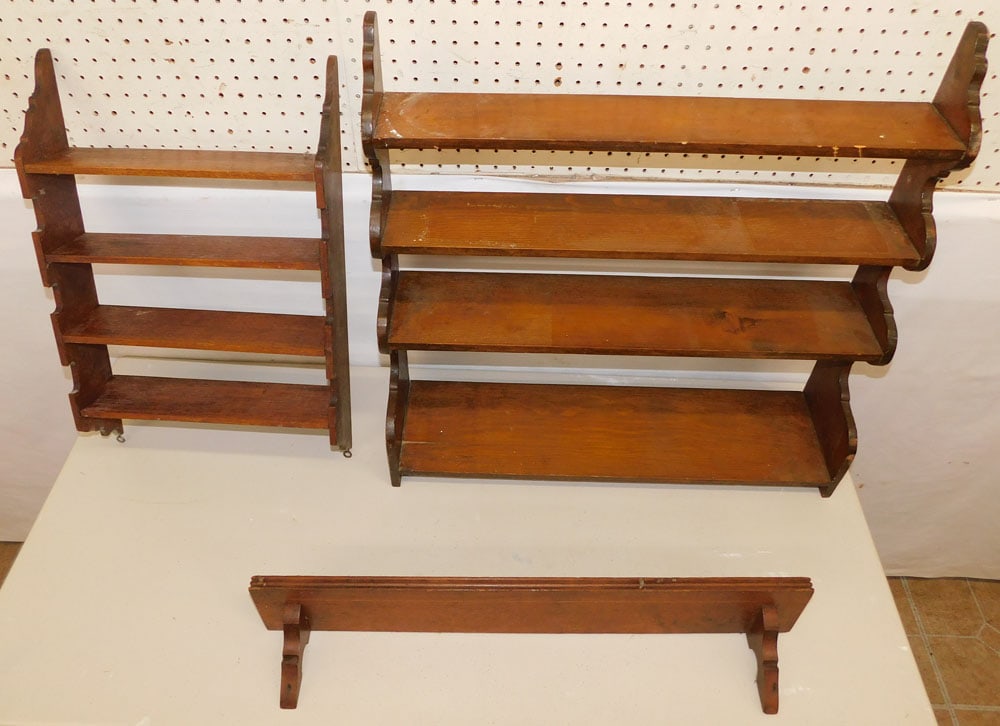 One Pine & One Oak Wall Shelf (1 of 3)