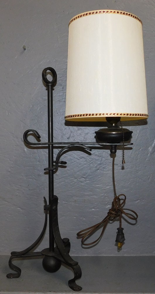 Wrought Iron Table Lamp (1 of 1)