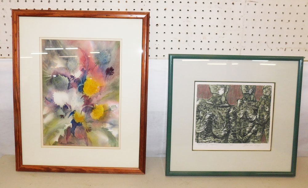 Framed Print - Pencil Signed & Framed Watercolor - Signed (1 of 5)