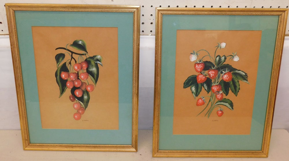 Two Framed Watercolors - Signed (1 of 5)