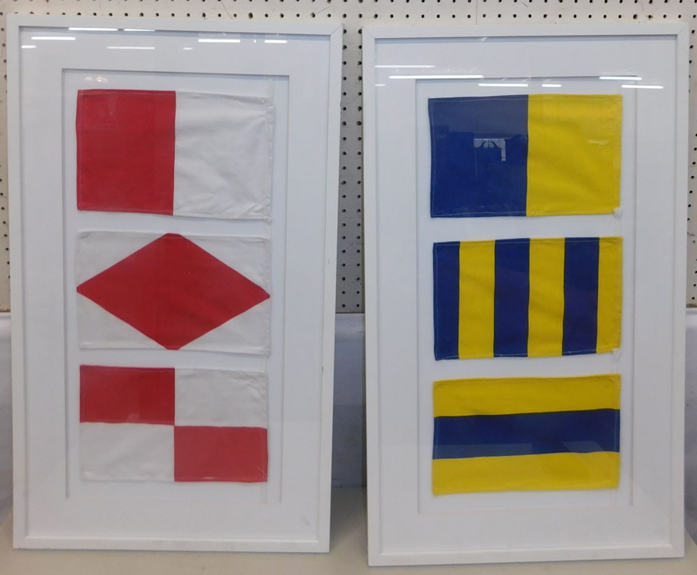 Two Framed Flags (1 of 4)