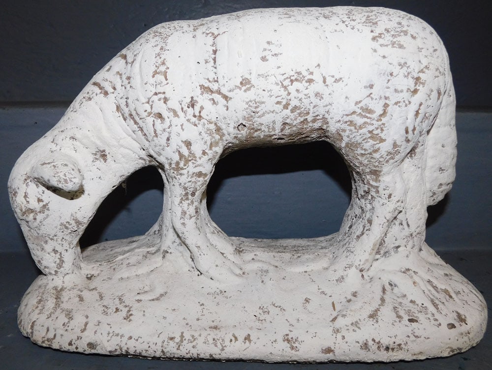 Concrete Lamb Statue (1 of 2)