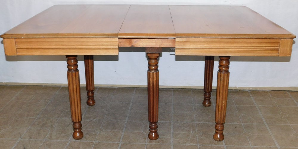 Antique Walnut Dining Table With One Leaf (1 of 4)