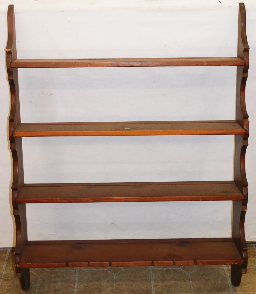 Pine Hanging Plate Rack (1 of 3)