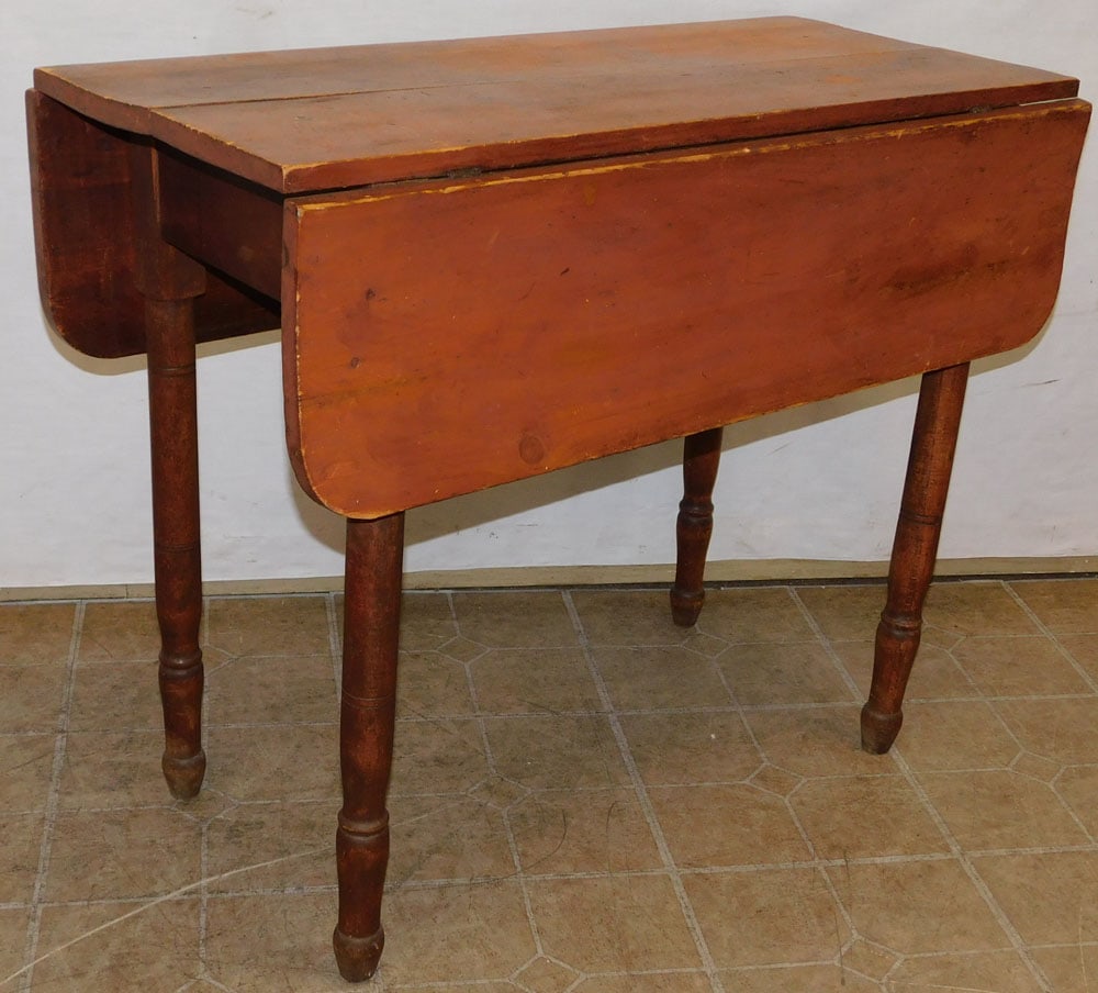 Antique Pine Drop Leaf Table (1 of 3)