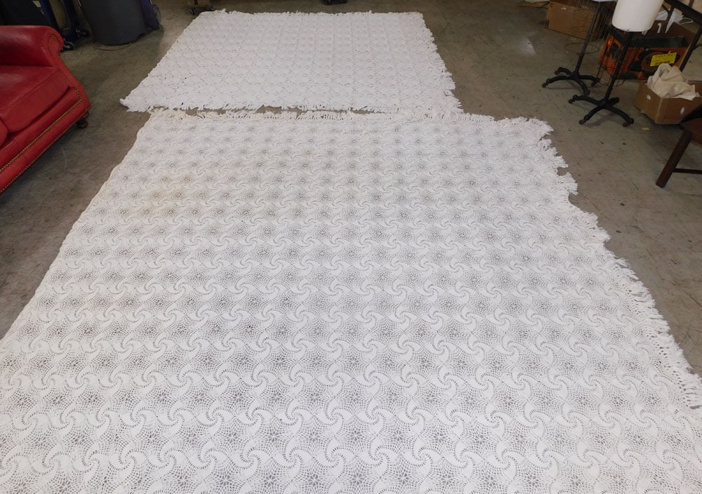 2 Crocheted Coverlets (1 of 5)