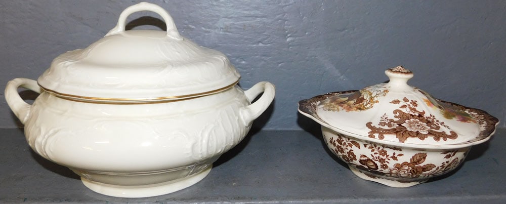 Rosenthal Covered Tureen & Staffordshire Covered Dish (1 of 6)