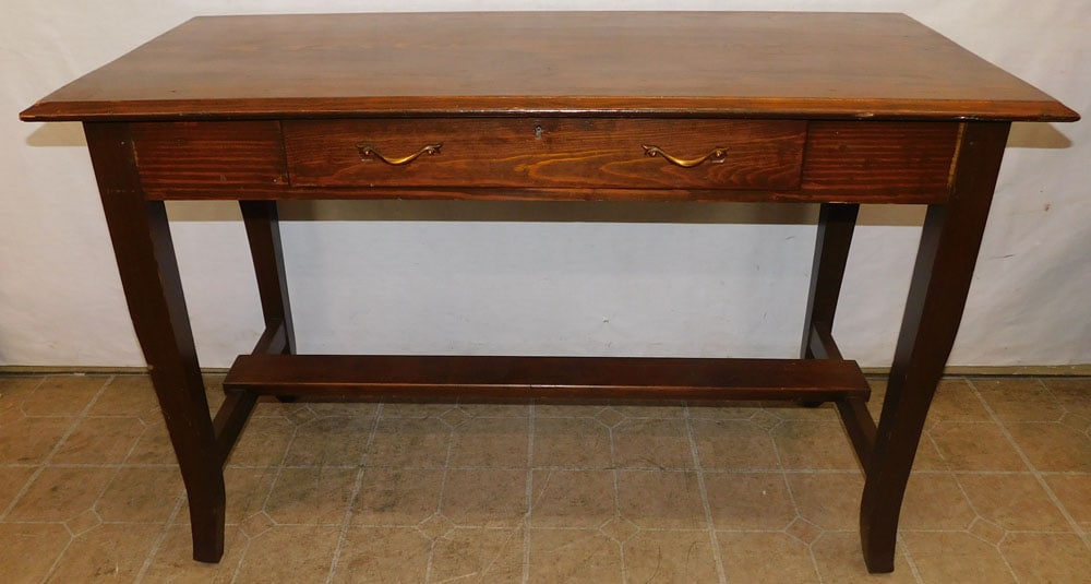 Pine 1 Drawer Desk (1 of 4)