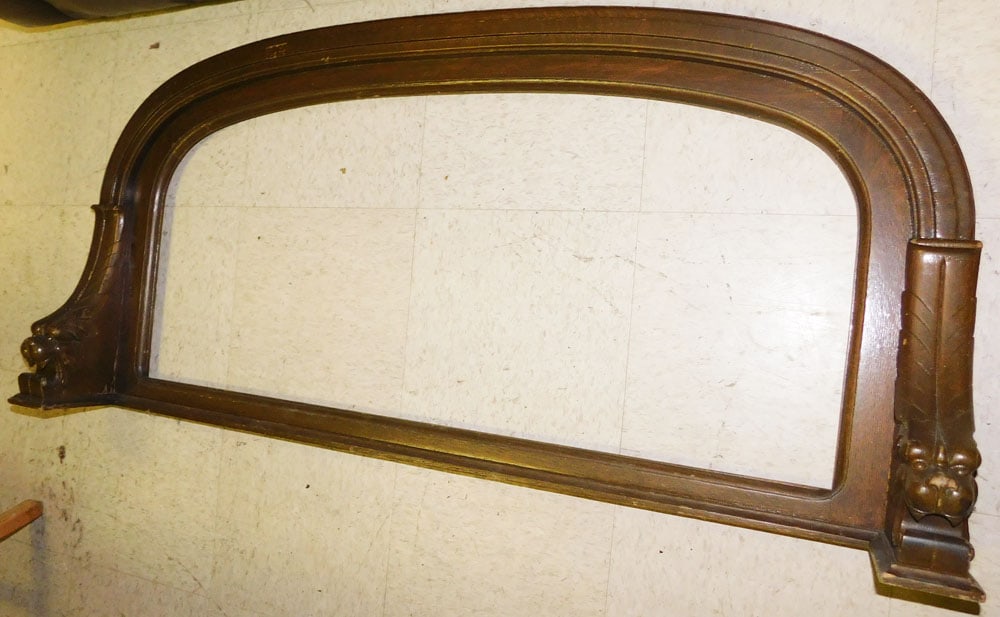 Antique Carved Oak Frame (1 of 2)