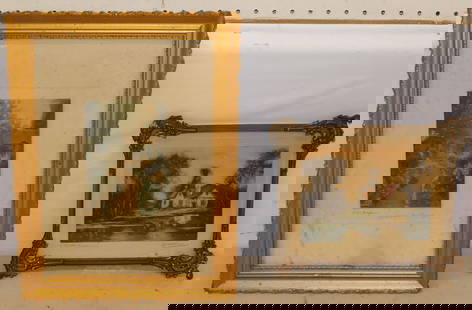 2 Framed Prints, (1 Wallace Nutting): 2 Framed Prints, (1 Wallace Nutting). Up to: 12 1/2" x 16 1/2" ALL DESCRIPTIONS AND ANY CONDITION STATEMENT GIVEN BY LANGSTON AUCTION GALLERY ARE STRICTLY OPINIONS AND LANGSTON'S SHALL HAVE NO RESPONS