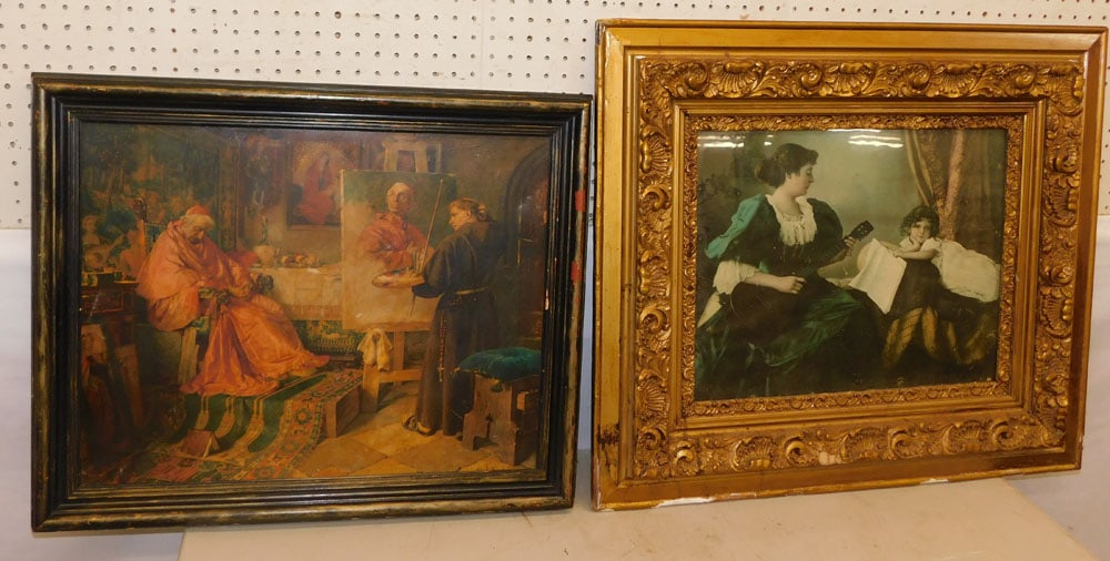 2 Antique Framed Prints (1 of 8)