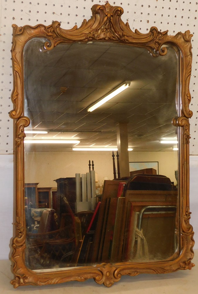 Antique Gilded Frame Mirror (1 of 5)