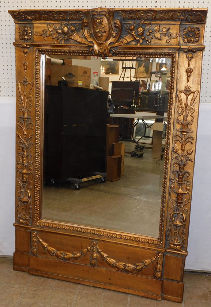 Ornate Gilded Frame Bevel Edge Mirror (1 of 4)