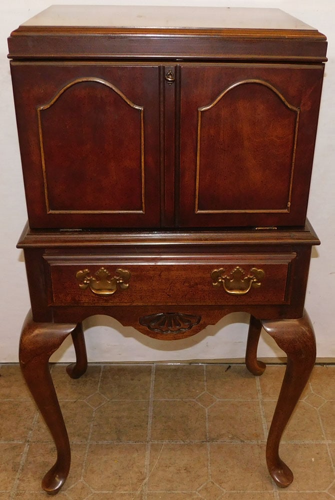 Cherry Drop Front Silver Chest By American Drew (1 of 8)