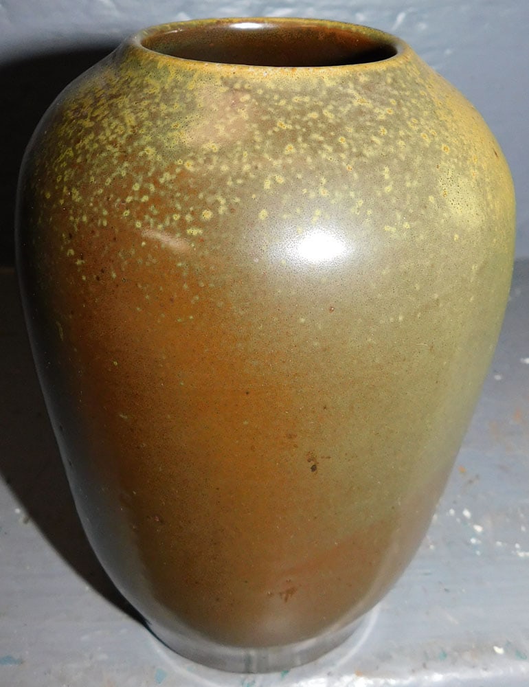 Ben Owen Frog Skin Pottery Vase (1 of 2)