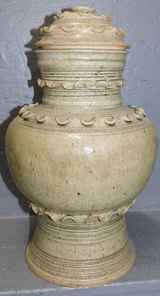 Pottery Covered Urn (1 of 4)