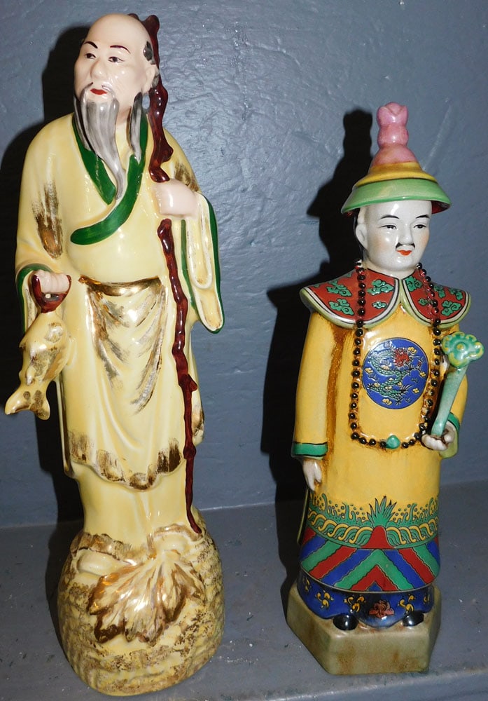 Two Oriental Porcelain Figures (1 of 3)