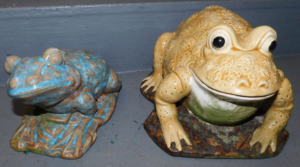 Two Porcelain Frog Figures (1 of 2)
