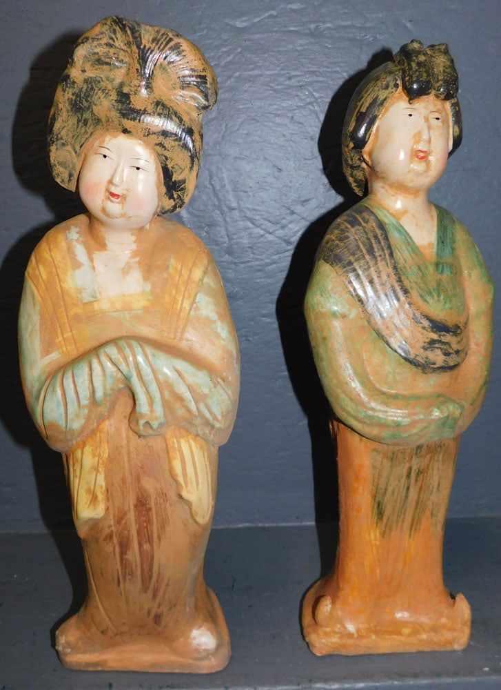 Two Oriental Porcelain Lady Figures (1 of 4)