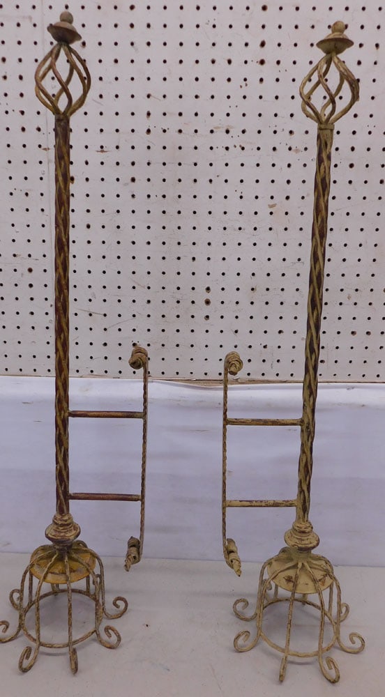 Pair Metal Wall Candle Sconces (1 of 5)