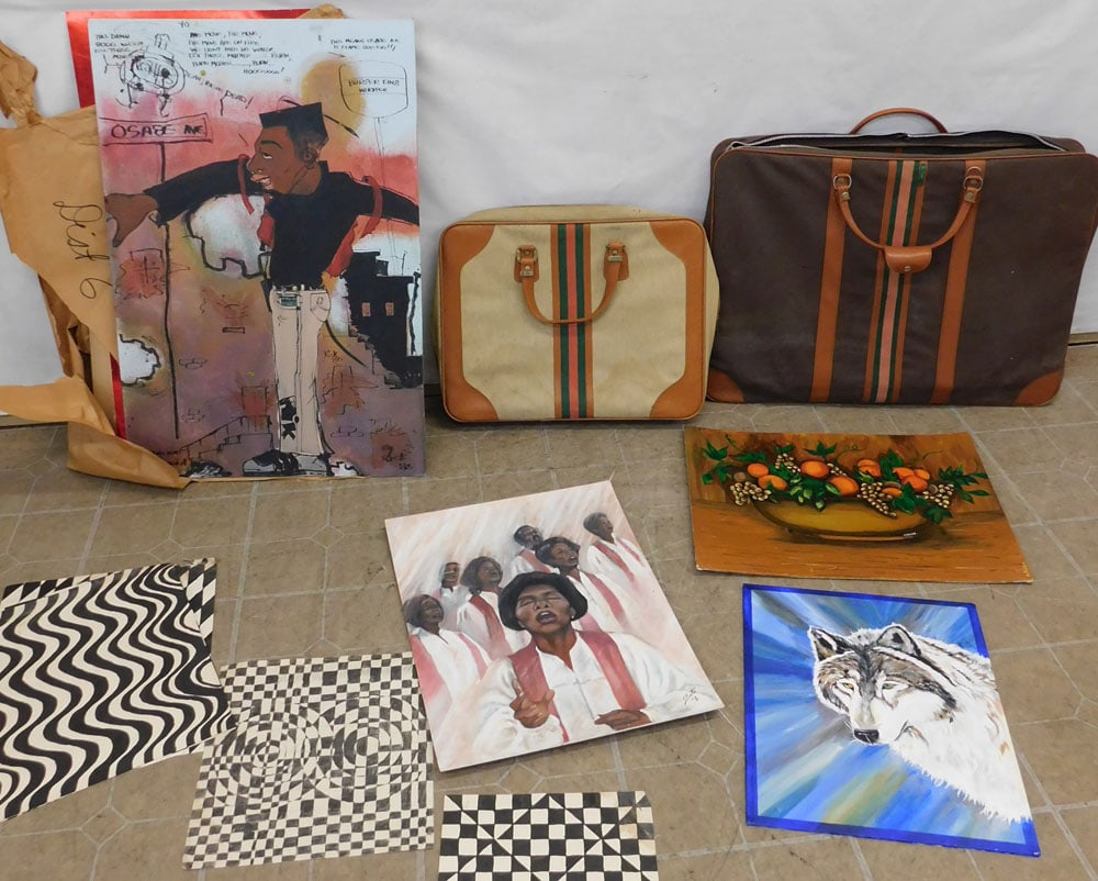 Two Portfolios - One With Unframed Art (1 of 12)