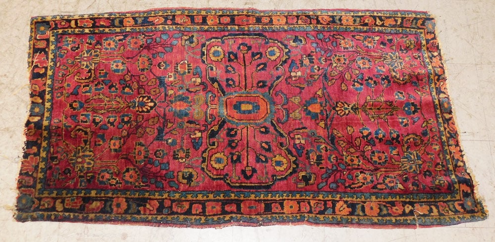 3' 9" X 2' 1" Antique Hand Made Rug (1 of 5)