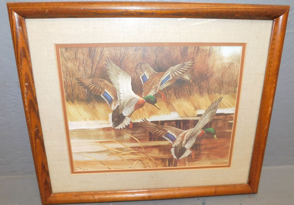 Framed Duck Print (1 of 3)