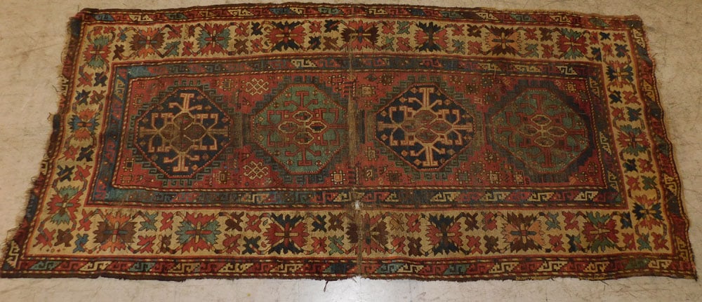 8' 6 X 4' 1 Antique Hand Made Rug (1 of 6)