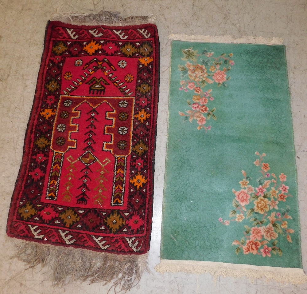 4' 1" X 2' 2" & 4' 10" X 2' 0" Hand Made Rugs (1 of 7)