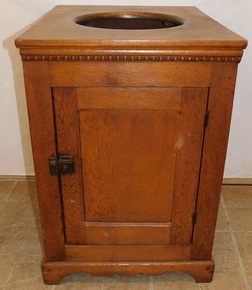 Antique Oak Wash Stand (1 of 6)